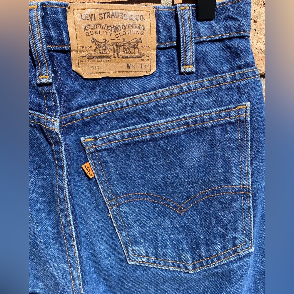 Rare Canadian Levi’s 517 Orange Tab